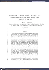 Ultrametric Model for Covid-19 Dynamics: an Attempt to Explain