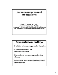Adverse Effects • Avoid Infectious Complications