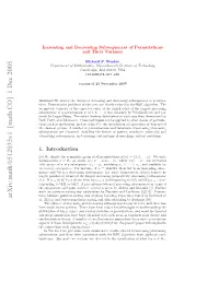 Arxiv:Math/0512035V1 [Math.CO] 1 Dec 2005