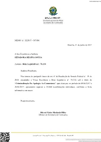 MEMO. Nº. 52/2017 – SCOM