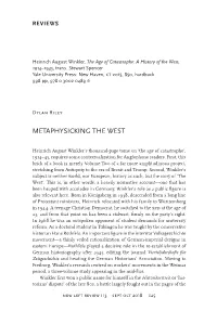 Metaphysicking the West