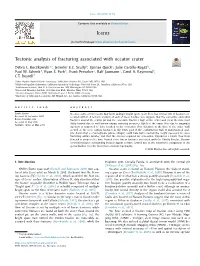 Tectonic Analysis of Fracturing Associated with Occator Crater
