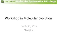 Workshop in Molecular Evolution