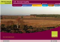 135. Dorset Heaths Area Profile: Supporting Documents