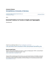Extremal Problems for Forests in Graphs and Hypergraphs