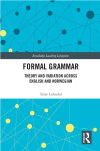 Formal Grammar