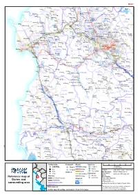 Reference Map of Durres and Surrounding Area
