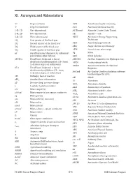 Acronyms and Abbreviations, Excerpt from DOE Hydrogen Program 2006