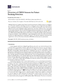 Overview of CMOS Sensors for Future Tracking Detectors