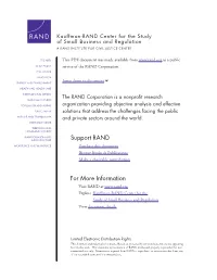 Small Businesses and Workplace Fatality Risk: an Exploratory Analysis