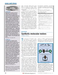 Synthetic Molecular Motors Not Be So Hopeless a Task As It Would at First Anthony P