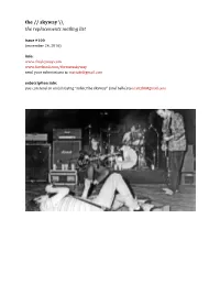 The // Skyway \\ the Replacements Mailing List
