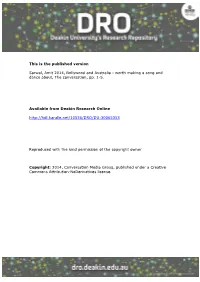 This Is the Published Version Sarwal, Amit 2014, Bollywood And