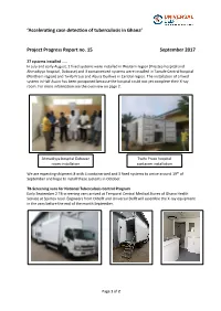 'Accelerating Case Detection of Tuberculosis in Ghana' Project