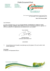 Draft Delivery Agreement Appendix 3