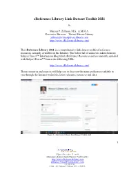 Ereference Library Link Toolkit 2021