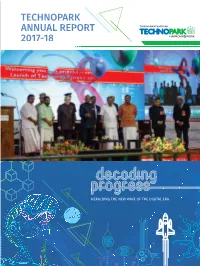 Technopark Annual Report 2017-18