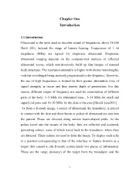 Chapter One Introduction