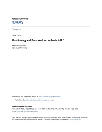 Positioning and Face Work on 4Chanâ•Žs /R9k