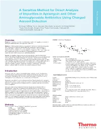 A Sensitive Method for Direct Analysis of Impurities in Apramycin and Other Aminoglycoside Antibiotics Using Charged Aerosol