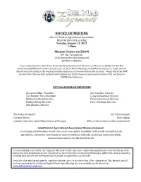 Board Packet
