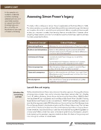 Assessing Simon Fraser's Legacy