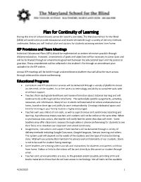 Plan for Continuity of Learning