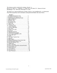 Streptococcus Laboratory General Methods
