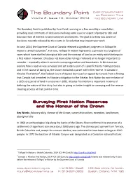 The Boundary Point CASE COMMENTARIES on PROPERTY TITLE Volume 2, Issue 10, October 2014 and BOUNDARY LAW
