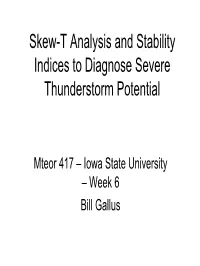 Basic Features on a Skew-T Chart
