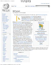 Bittorrent - Wikipedia, the Free Encyclopedia 11/12/13 Create Account Log In