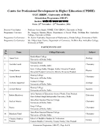 Centre for Professional Development In