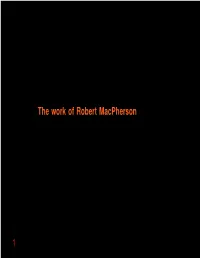 The Work of Robert Macpherson 1
