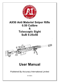 AI-15522-1 User Manual, AX50