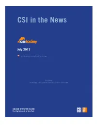 CSI in the News