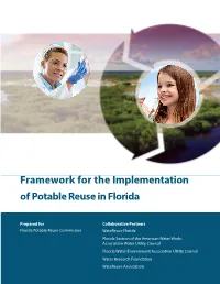 Framework for the Implementation of Potable Reuse in Florida