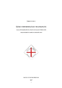 Lèxic Uniformològic Multilingüe