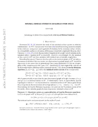 Minimal Surface System in Euclidean Four-Space 3