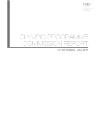 Olympic Programme Commission Report