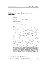 Review and History of Photon Cross Section Calculations*