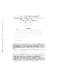Second-Order Time-Reassigned Synchrosqueezing Transform: Application to Draupner Wave Analysis