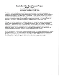 South Corridor Rapid Transit Project Profile