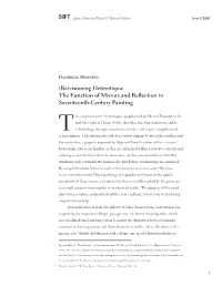 The Function of Mirrors and Reflection in Seventeenth-Century Painting
