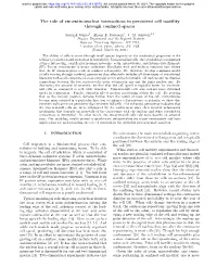 The Role of Vimentin-Nuclear Interactions in Persistent Cell Motility Through Conﬁned Spaces