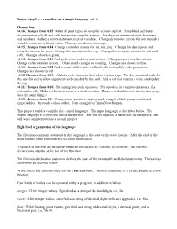 A Compiler for a Simple Language. V0.16