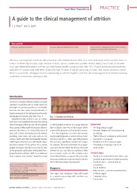 A Guide to the Clinical Management of Attrition