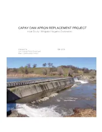 CAPAY DAM APRON REPLACEMENT PROJECT Initial Study / Mitigated Negative Declaration