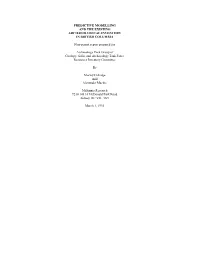 Predictive Modelling and the Existing Archaeological Inventory in British Columbia