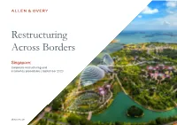 Restructuring Across Borders
