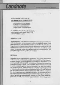 7191 Biological Surveys of Four Goldfields Reserves